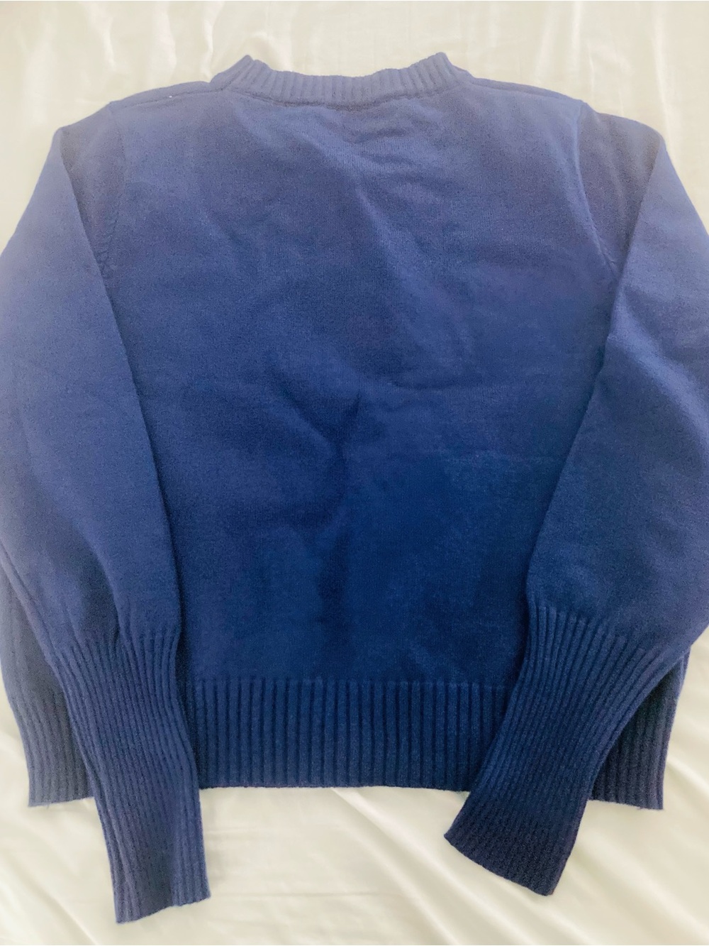 Ritz Paris Embroidered Crewneck Sweater - Navy - Picture 2 of 2